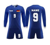 Ensemble de Football Enfant Personnalisé Maillot de Foot Short Chaussettes