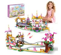 Ensemble De Jouets De Construction, 749 Pezzi Giochi Costruzione, Principessa Castello Blocchi Da Costruzione Coaster, Regali Di Natale Compleanno Per Ragazzo Bambine Bambini Dai 6+