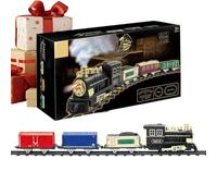 Ensemble de Train électrique pour , jouet Vintage à piles avec lumiè | Jeu de fête de jouet de Train mignon pour le salon de crèche préscolaire à la maison