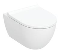 Set per WC sospeso Geberit Acanto, incl. sedile per WC, sciacquone a basso flusso, TurboFlush, 502.774., colorazione: bianco - 502.774.00.1