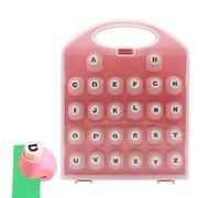 Ensemble Di Perforatrici Papier Alphabet, Pour Scrapbooking,Perforatrice in Forme Lettre - Assortiment Poinçons Lettre, Tableau Perforation D