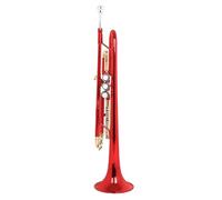 Ensemble Di Trombe Standard Tromba In Sib In Ottone Rosso Con Bocchino Guanti Cinghia Valvola Di Pressione Accessori(Style 3)
