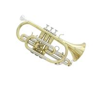 Ensemble Di Trombe Standard Tromba Mini A Tre Toni In Ottone Dorato E Argento Con Chiave In Si Per Esibizioni E Esami Per Principianti