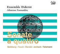 Ensemble Diderot Goldberg/Fasch/Handel/Janitsch/Telemann: Sonate a Quattro (CD)