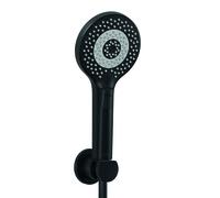 Kludi Set doccia a parete Dive X con 3 tipi di getti Eco nero opaco 6995039-00