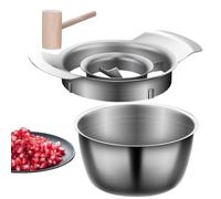 Ensemble D'outils Pour Éplucher Les Grenades - Éplucheur De Grenades Acier Inoxydable Avec Bol | Ustensile De Cuisine Facile À Retirer Pour Épépiner Et Extraire Le Jus En Cuisine