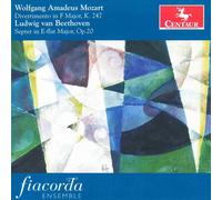 Ensemble Fiacor Mozart: Divertimento in F Major, K. 247, Septet in E-flat (CD)