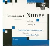 Ensemble Intercontemporain - Nunes-Lichtung I & Ii Pour Ensemble Et Electroniqu