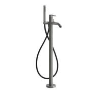 Ensemble prêt à monter Gessi316 pour mitigeur de baignoire sur pied, bec de baignoire sans inverseur, 54028299, 54028299, Colorazione: Nero XL