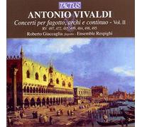 Antonio Vivaldi – Concerti per fagotto, archi e continuo – Vol. V – CD – Tactus