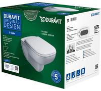 WC Sospeso Duravit D-Code Bianco Rimless® Sedile WC Soft Close