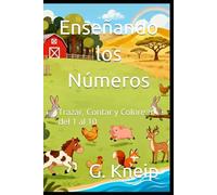 Enseñando los Números: Trazar, Contar y Colorear del 1 al 10