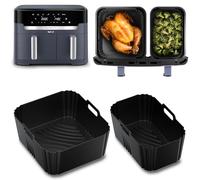 ENSINE Stampo in silicone per friggitrice ad aria calda - Accessorio perfetto per Tefal Dual Easy Fry XXL EY942B, stampo in silicone antiaderente per friggitrice ad aria calda, stampo per friggitrice