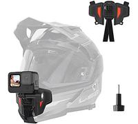 enSkate Upgraded Motorcycle Helmet Chin Mount for GoPro Max Hero 10 9 8 7 6 Insta 360 One R One X DJI Osmo Action Cellphone and More Action Camera, with Go Pro Mount Adapter Screw Accessories