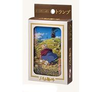 Ensky - Howl's Moving Castle - Carte da gioco con scena del film del castello mobile di Howl, carte da gioco, prodotto ufficiale Studio Ghibli