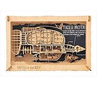 ensky Studio Ghibli Movie Castle in The Sky Paper Theater (Tiger Moth Airship) PT-WL01
