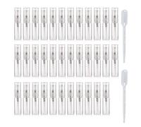 Enslz - Mini bottiglia di vetro trasparente portatile da 3 ml atomizzatore, ricaricabile, per feste o viaggi