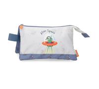 Enso Alien Space Astuccio Triplo Beige 22x12x5 cm Poliestere