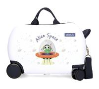 Enso Alien Space Valigia per bambini Bianco 45 x 31 x 20 cm Rigido 1,8 kg Chiusura a combinazione laterale ABS 1,8 kg 24,6 L Bagaglio a mano, bianco, Taglia unica, Valigia per bambini