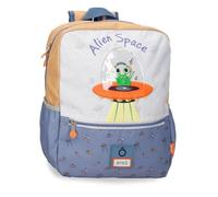 Enso Alien Space Zaino Casual Beige 27x33x11 cm Poliestere