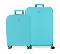 Enso Annie, valigia da cabina, bagaglio a mano, interno con due scomparti, realizzata in materiale ABS resistente e leggero, 4 ruote girevoli, lucchetto a combinazione laterale, di Joumma Bags