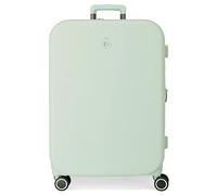 Enso Annie Valigia media Verde 48x70x28 cm ABS rigido Chiusura TSA integrata 79L 4.32 kg 4 Doppie ruote