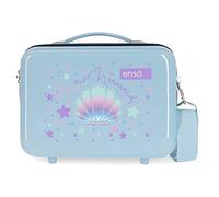 Enso Be a Mermaid Borsa da Toilette Adattabile in ABS, 29 cm, Blu (Azzurro)