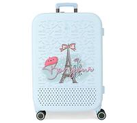 Enso Bonjour Valigia media Blu 48x70x28 cm ABS rigido Chiusura TSA integrata 79L 4.32 kg 4 Doppie ruote