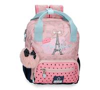 Enso Bonjour Zaino Prescolare Adattabile a Trolley Rosa 23x28x10 cm Poliestere 6.44L