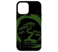 Enso Circle Bonsai Albero Zen Meditazione Buddista Arte Custodia per iPhone 12 mini