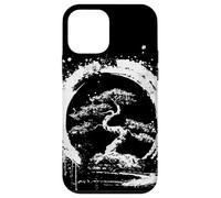 Enso Circle Bonsai Albero Zen Meditazione Buddista Arte Custodia per iPhone 12 mini