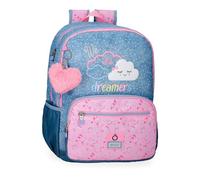 Enso Dreamer Zaino scuola adattabile a carrello blu 32 x 44 x 17 cm Poliestere 23,94 L, blu, Zaino scuola adattabile a carrello