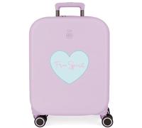 Enso Free Spirit - Valigia da cabina blu, 40 x 55 x 20 cm, rigida 3,22 kg, chiusura a combinazione laterale ABS 3,22 kg, 37 l, bagaglio a mano, blu, Taglia unica, Valigia cabina