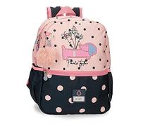 Enso - Friends Together Zaino per la scuola, regolabile, 25 x 32 x 12 cm, poliestere, 9.6 L, rosa