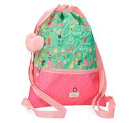 Enso Garden Party Zaino Sacco Multicolore 35 x 46 cm Poliestere, multicolore, 35x46x0.5 cms, Zaino Sacco