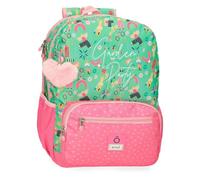 Enso Garden Party Zaino scuola adattabile a carrello Multicolore 32 x 42 x 15 cm Poliestere, multicolore, 32x42x15 cms, Zaino scuola adattabile a carrello