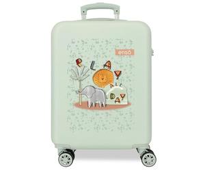 Enso Gioca All Day Cabin Suitcase, Verde, 55cm x 38cm x 20cm, Valigia Cabina