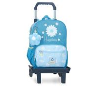 Enso Happiness Zaino Scuola con Carrello Denim 30x38x12 cm Poliestere