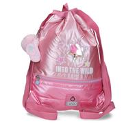 Enso Into The Wild Zaino con Zip Rosa 35x46x1 cm Poliestere