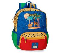 Enso Jungle Club Zaino piccolo multicolore 23 x 28 x 10 cm poliestere 6,44 l, multicolore, Zaino piccolo