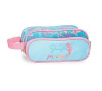 Enso Jungle Mood Astuccio Triplo Blu 22x10x9 cm Poliestere