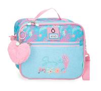 Enso Jungle Mood, borsa a tracolla, organizzare, vari scomparti. Rosa e blu, blu, Tracolla