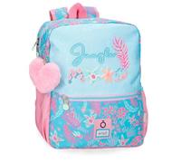 Enso Jungle Mood zaino per bambini, zaino per la scuola, realizzato in poliestere, doppie ruote multidirezionali, diversi modi per usarlo, blu, blu, Zainet