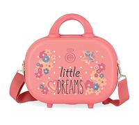 Enso Little dreams Borsa da toilette adattabile con tracolla rosa 29x21x15 cm ABS rigido 9,14 l 2,52 kg