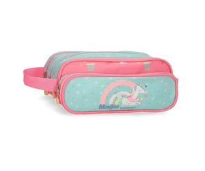 Enso Magic Summer, Borsa a tracolla, organizzare, Vari scomparti. Rosa e blu, Rosa, Astuccio cinque