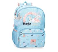 Enso Magic Summer Zaino scuola adattabile a carrello blu 32x44x17 cm Poliestere, blu, Taglia unica, Zaino scuola adattabile a carrello