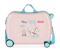 Enso Magic Unicorn Valigia per bambini rosa 50 x 38 x 20 cm rigida ABS chiusura a combinazione laterale 34 L 1,8 kg 4 ruote equipaggiamento a mano