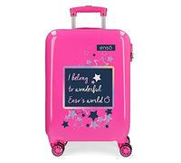 Enso Trolley Make a Wish ABS 55 cm 4 ruote Fucsia