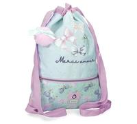 Enso Merci Amour Zaino Sacco Verde 35x46 cm Poliestere, blu, Taglia unica, Zaino Sacco