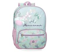 Enso Merci Amour Zaino Scuola Verde 30x38x12 cm Poliestere, blu, Taglia unica, Zaino scuola